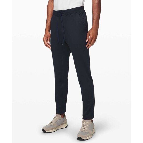 Lululemon City Sweat Pant Classic Fleece 31" Heathered Nautical Navy Size XL - Picture 1 of 8
